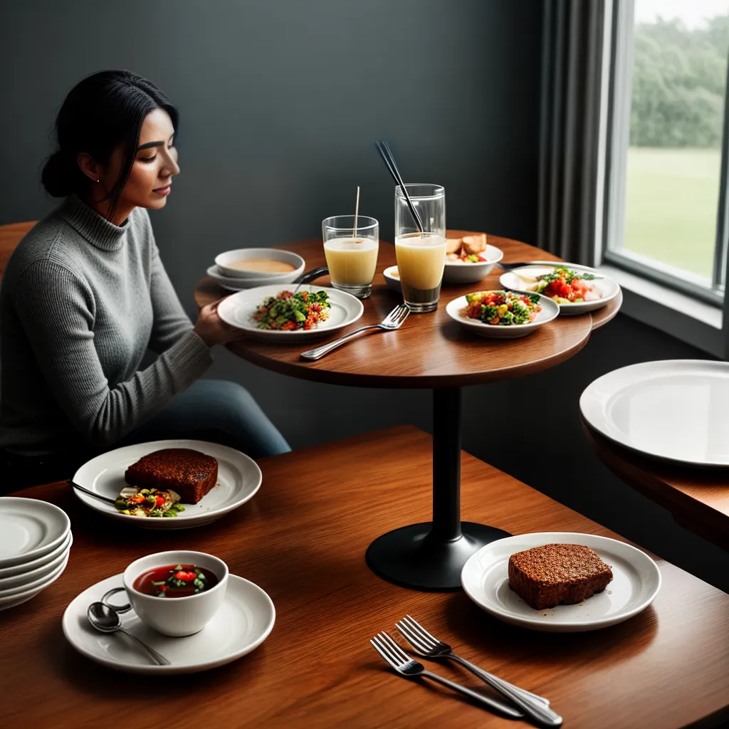 Fotos sonho comer mesa vazia pensamento
