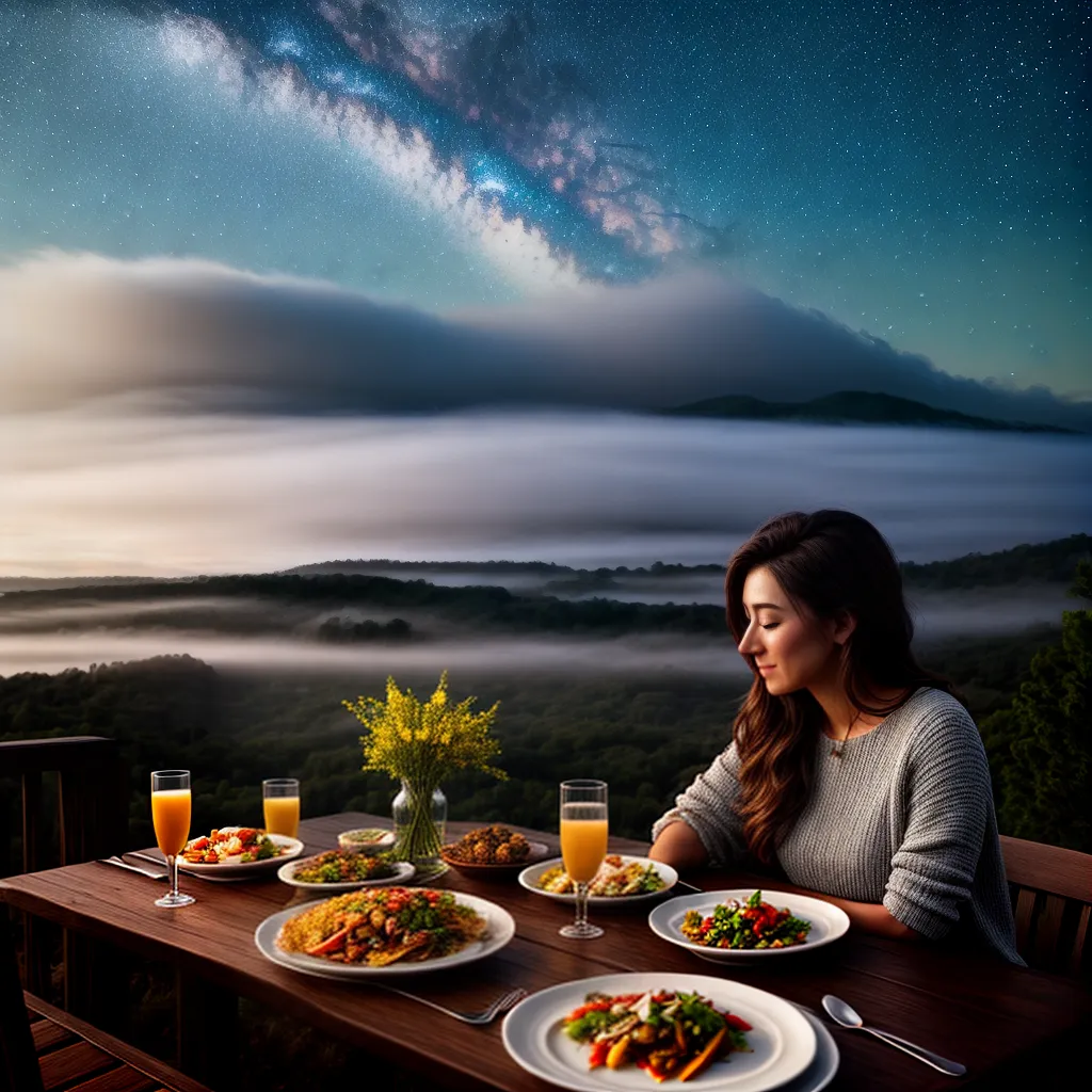 Fotos sonho comida estrelas nuvens