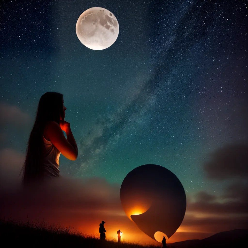 O que significa sonhar com comida e encontros misteriosos durante a noite? 3 Fotos sonho comida lua misterio