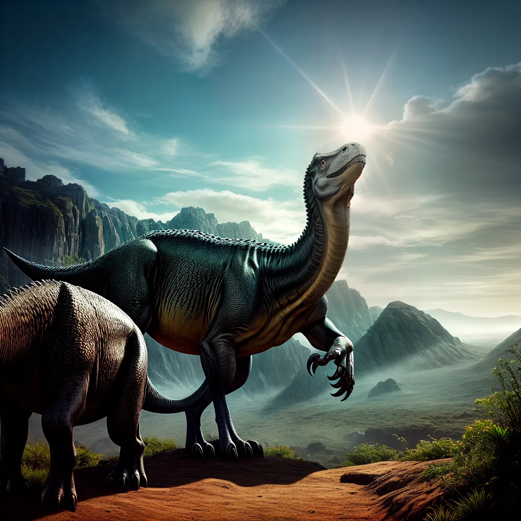 Fotos sonho dinossauros paisagem fascinio