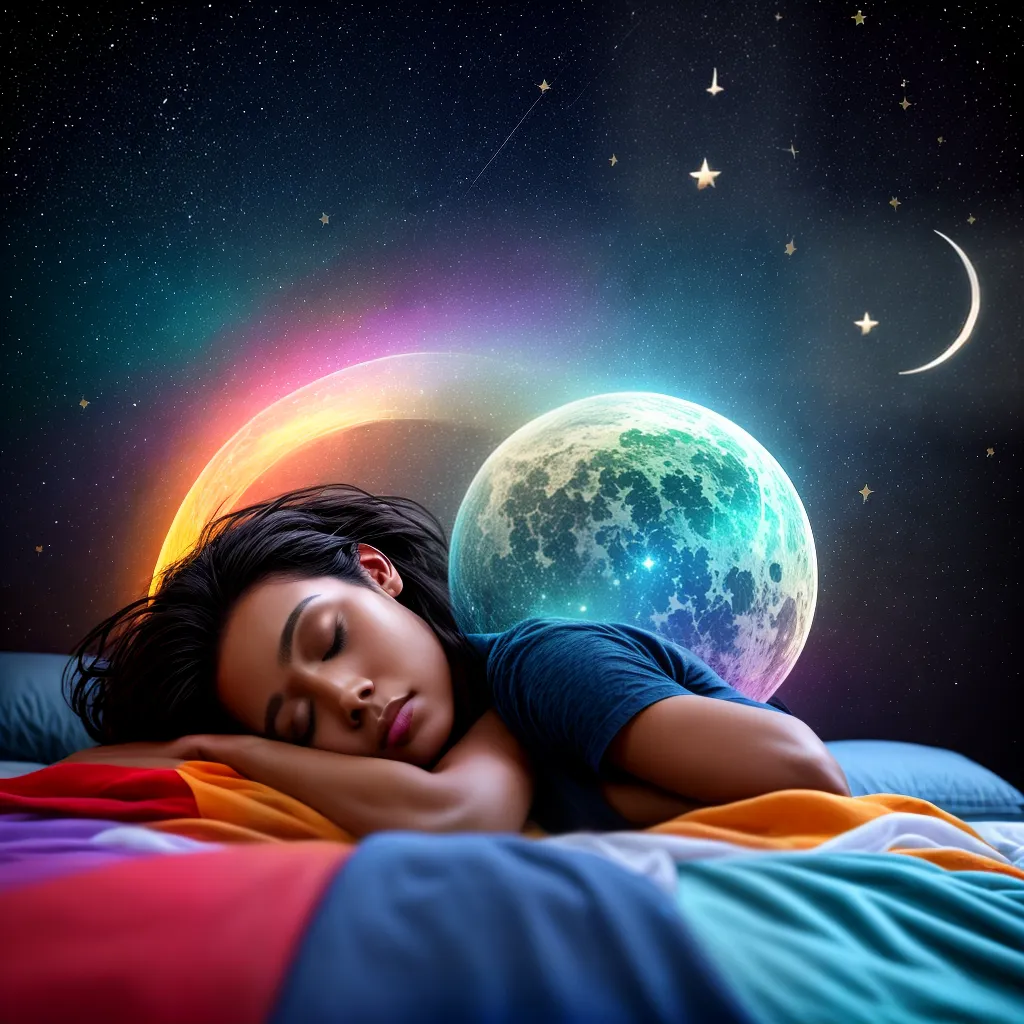 Fotos sonho dormindo simbolos lua