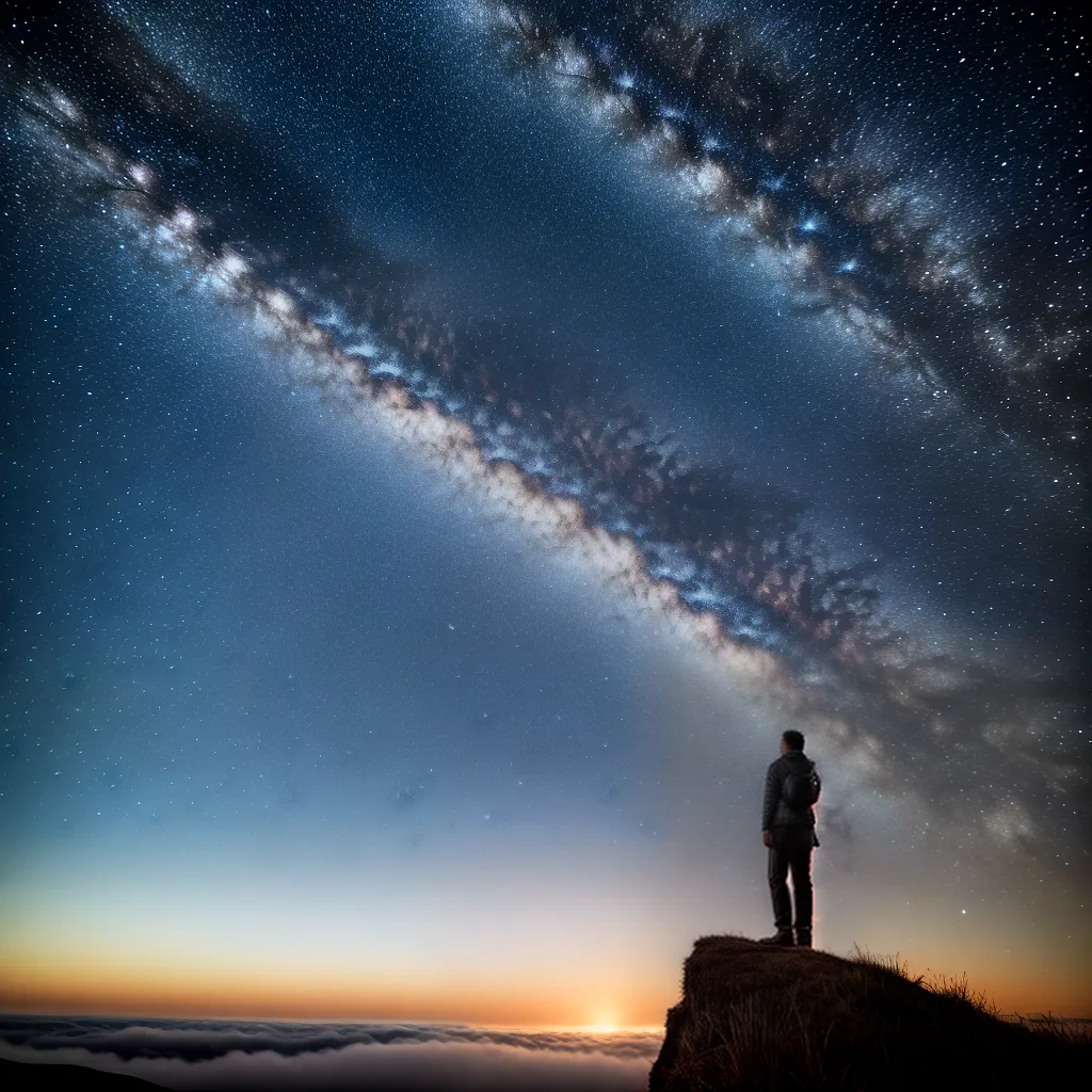 Fotos sonho estrelas colina obstaculos