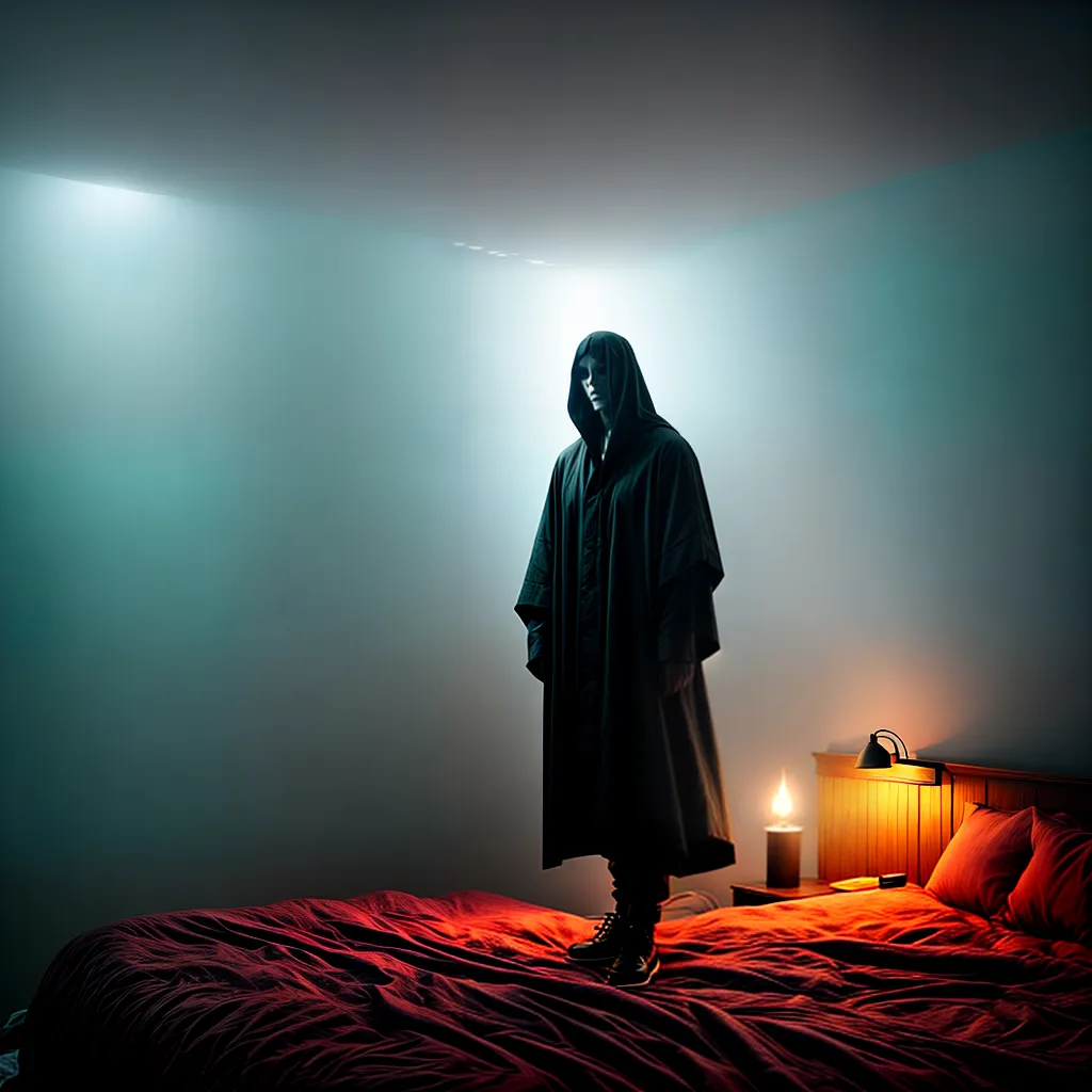 Fotos sonho fantasma terror paralisia