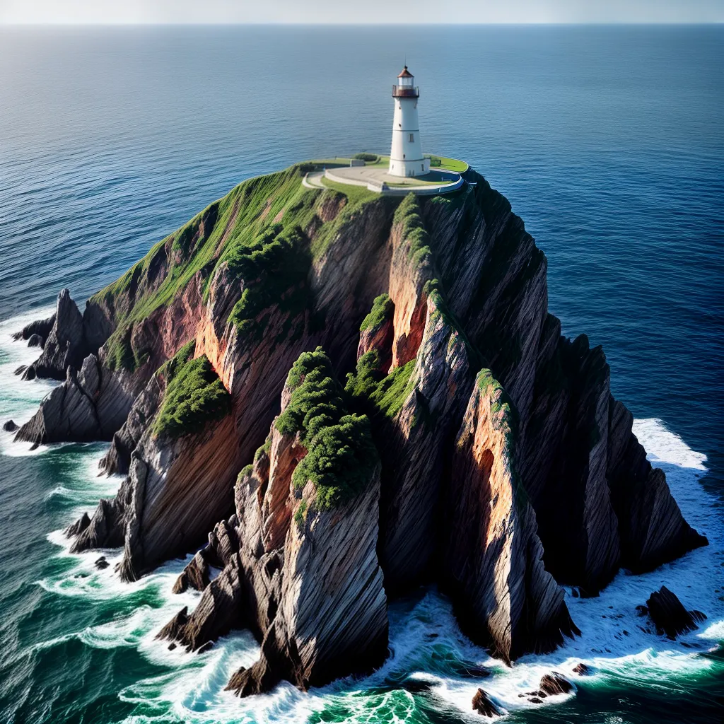 Fotos sonho farol guia mar rocha