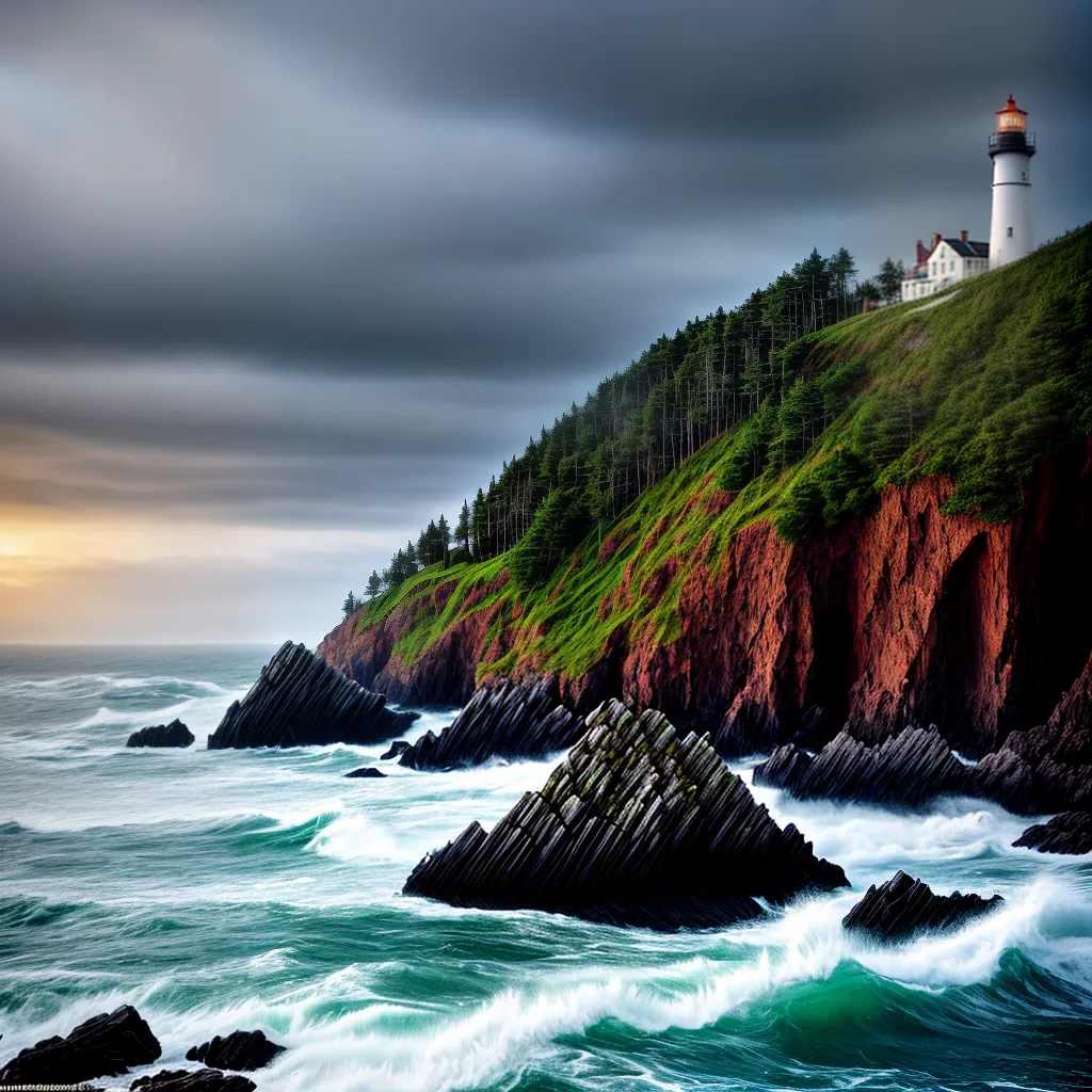Fotos sonho farol guia mar temporal