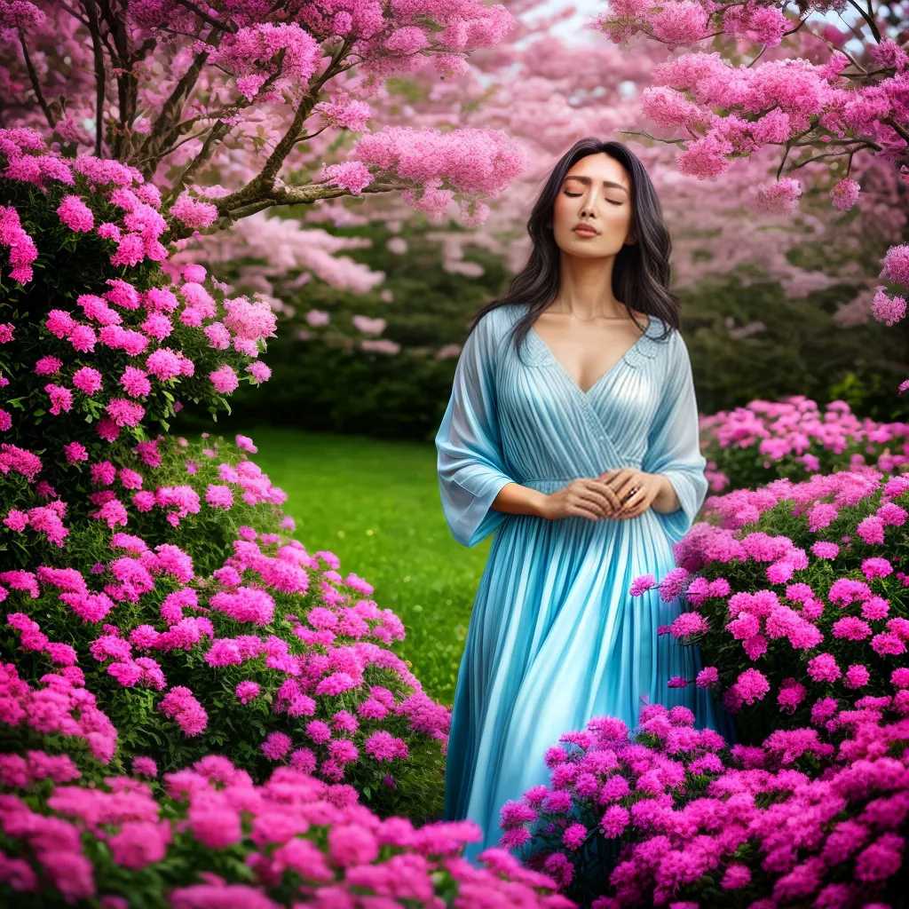 Fotos sonho flores campo serenidade