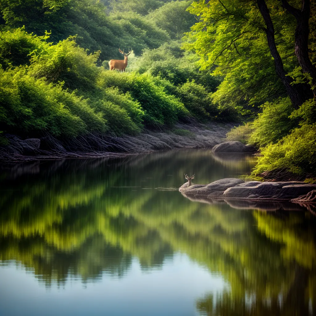Descubra o Verdadeiro Significado de Sonhar com Animais 5 Fotos sonho floresta cervo lago