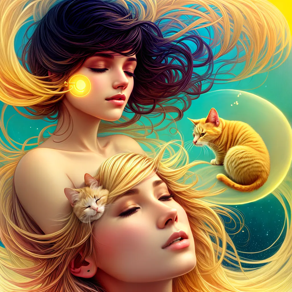 Fotos sonho gato amarelo duvida