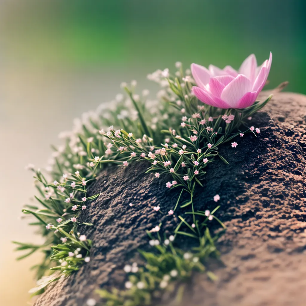 Fotos sonho germinar flor suave