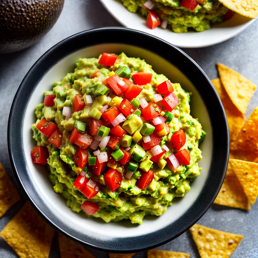 Fotos sonho guacamole tortilla cores