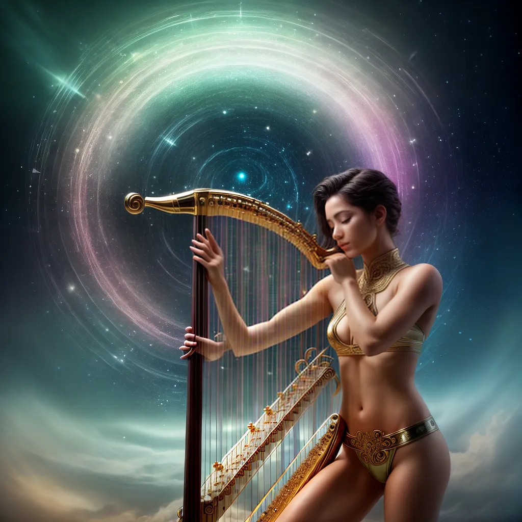 Fotos sonho harpa musica espirais