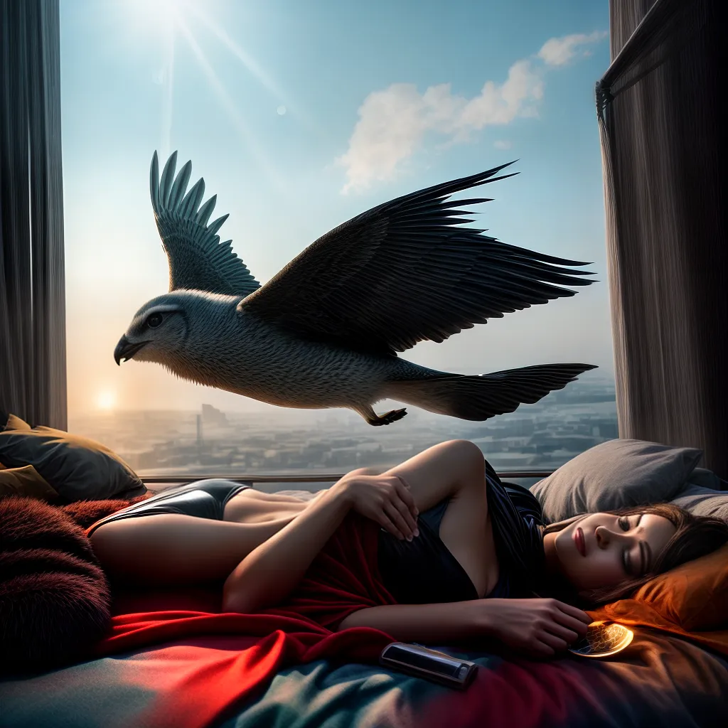 Fotos sonho imagens surreais cama