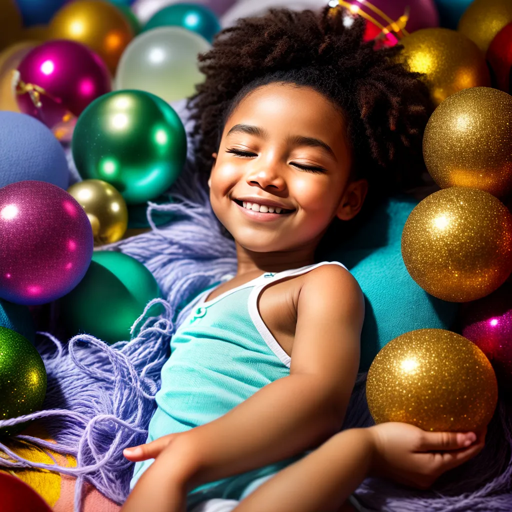 inantes para sonhos com enfeites, esferas, ondas e mais 3 Fotos sonho infantil cores ondas