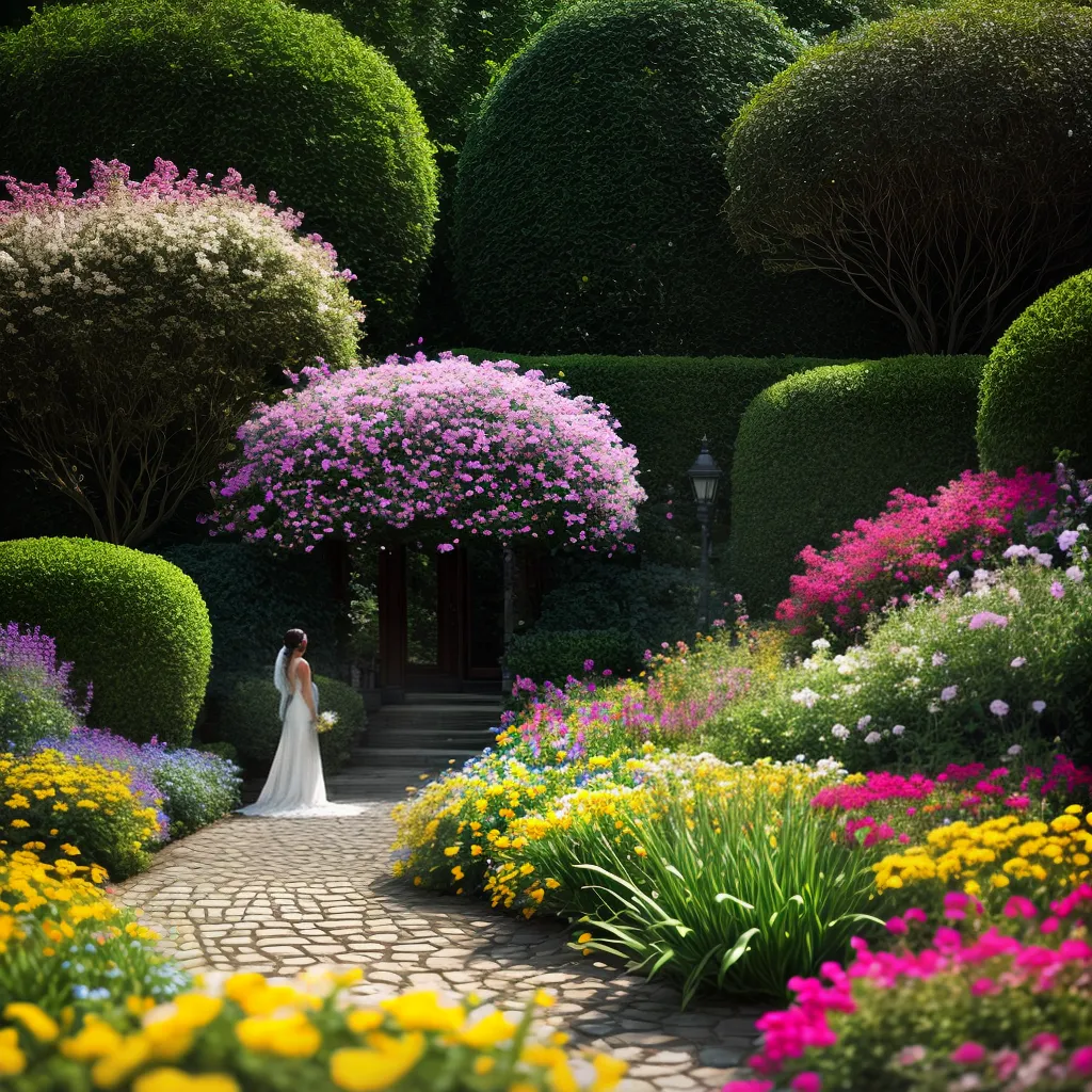Fotos sonho jardim dormindo flores