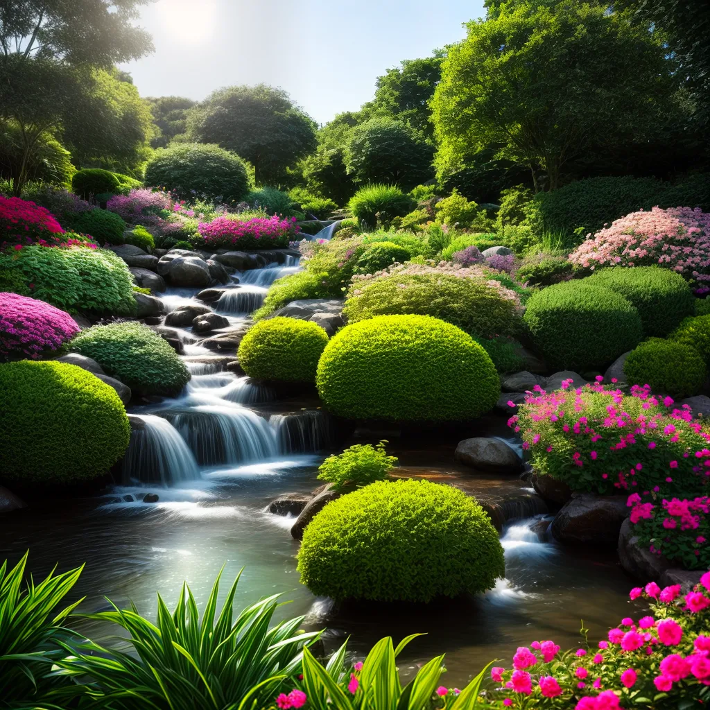 Fotos sonho jardim florido paz