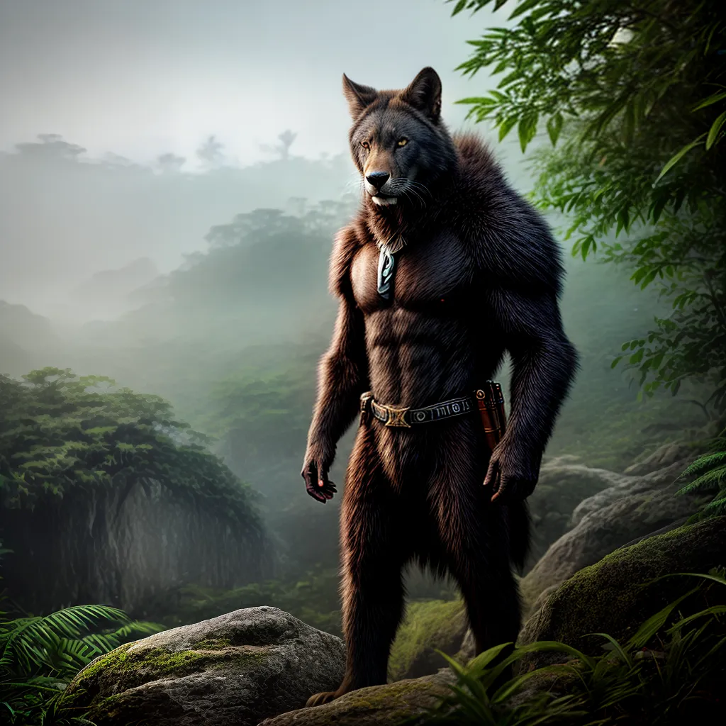 Fotos sonho jungla animais misterio