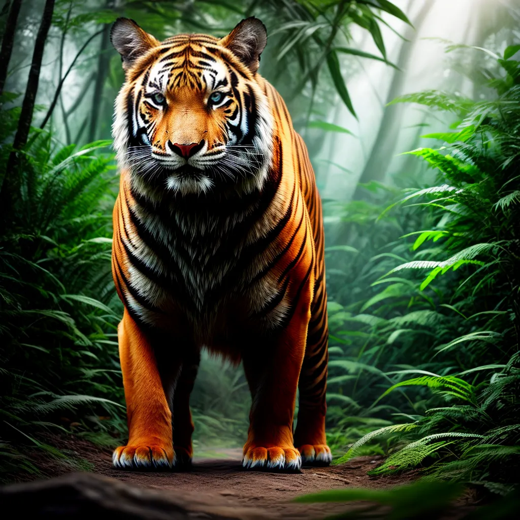 Fotos sonho jungle tigre olhar introspectivo