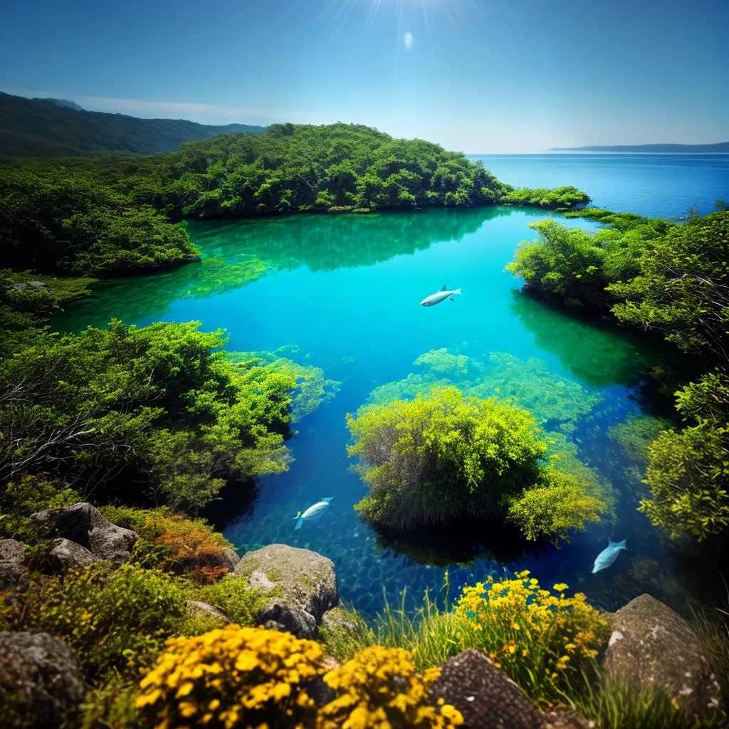 Fotos sonho lago azul