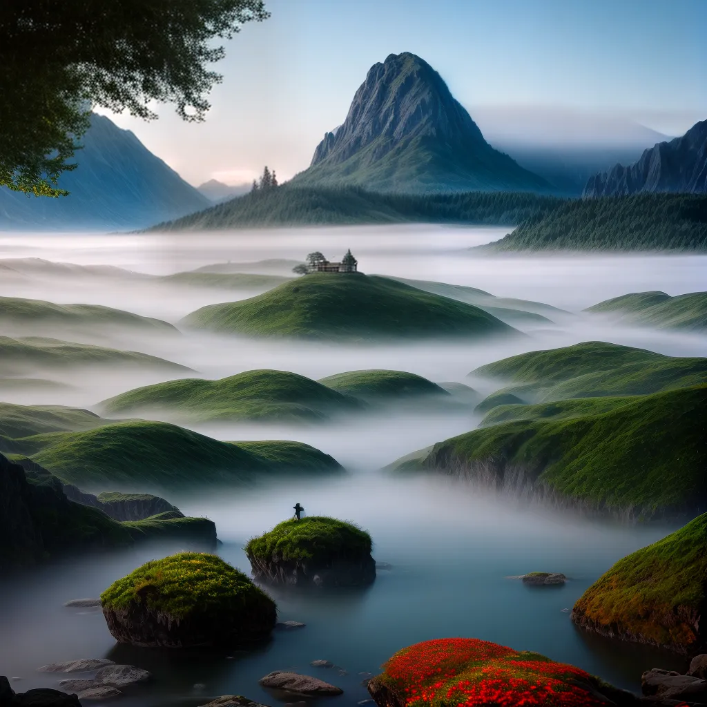 Pescaria Onírica: Descubra os Significados dos Peixes nos Sonhos 2 Fotos sonho lago montanhas