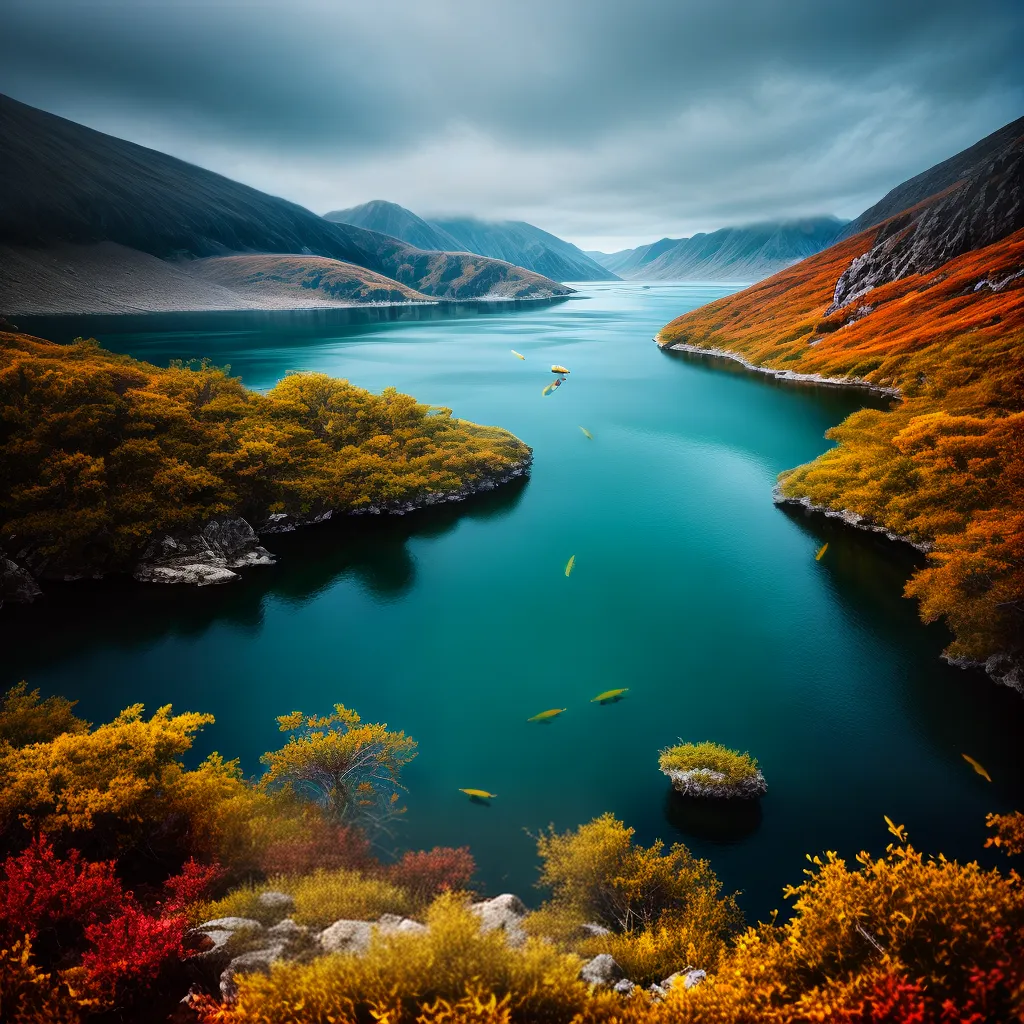 Fotos sonho lago peixe misterio