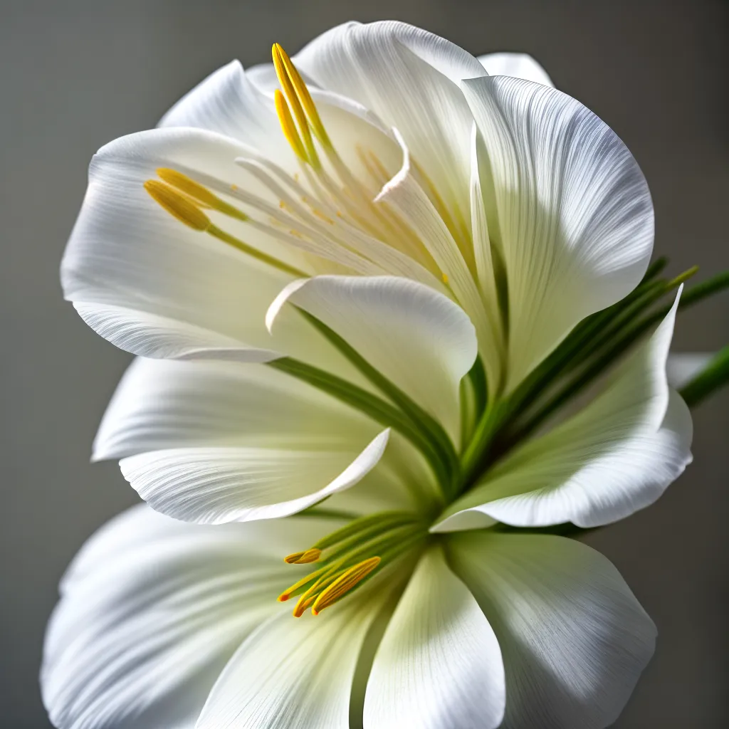 Fotos sonho lirio branco pistilo petalas