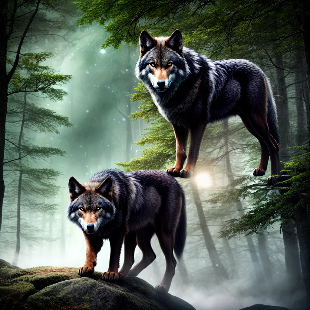 Herança germânica: interpretação de sonhos com elementos teutônicos 3 Fotos sonho lobo floresta ancestral