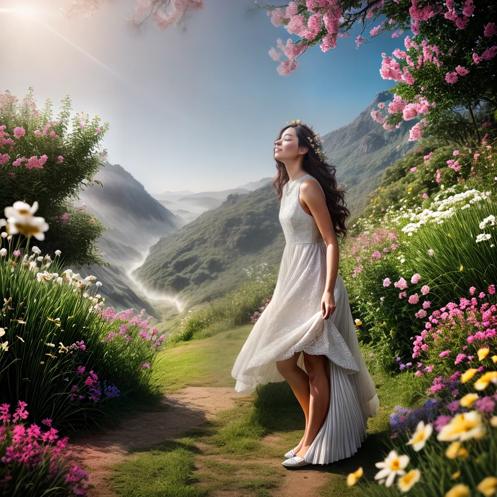 Fotos sonho melodias harmonia campo flores