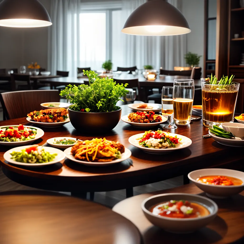 Fotos sonho mesa comida amigos