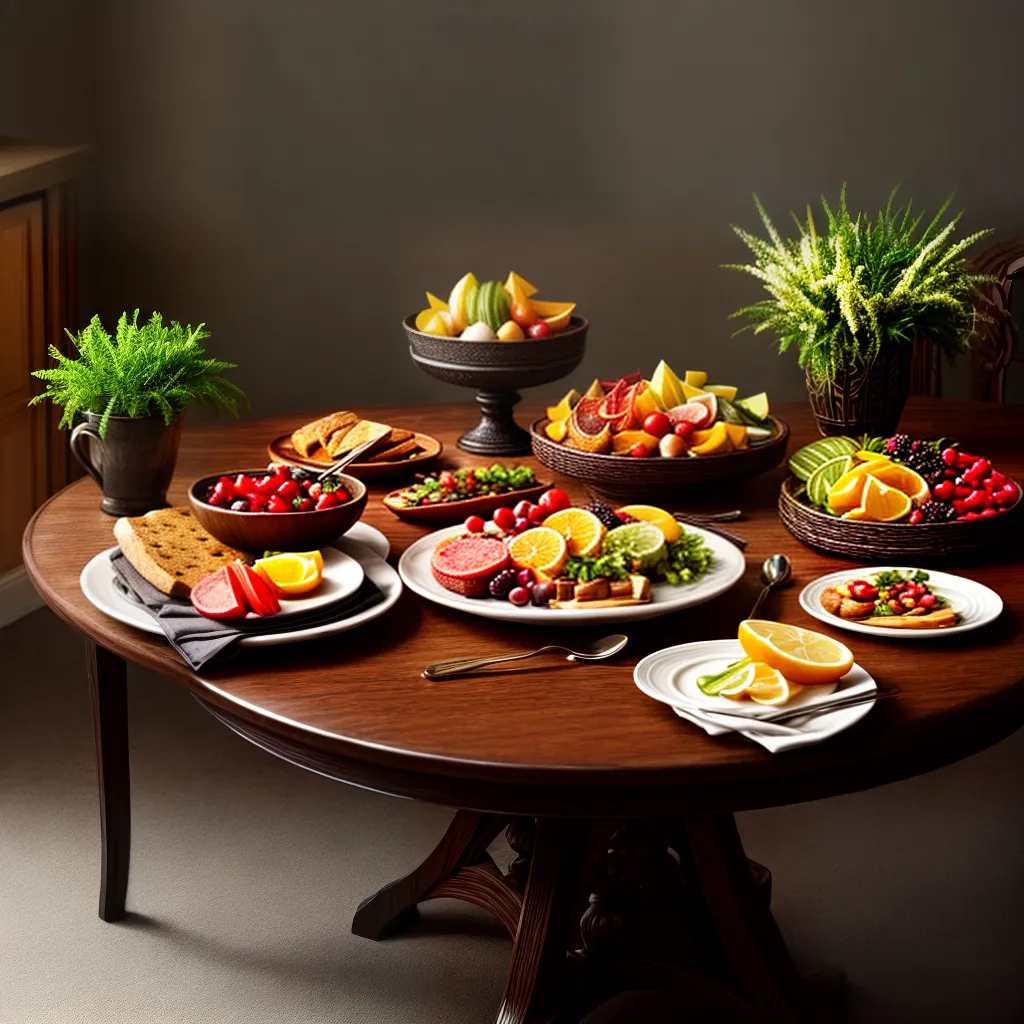 Descubra o Significado de Sonhar com Comida. 4 Fotos sonho mesa farta comida deliciosa