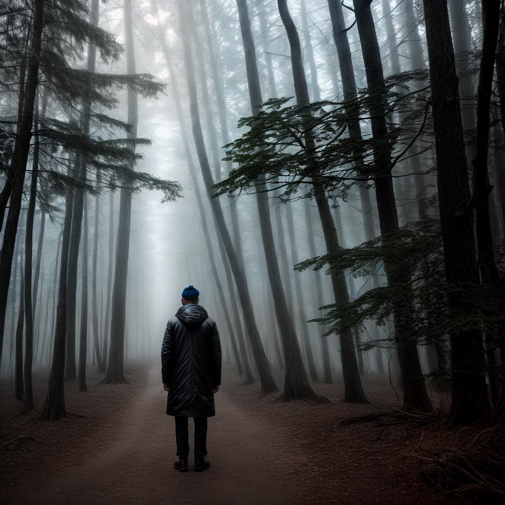 Descubra o Significado dos Sonhos Sombrios e Únicos 4 Fotos sonho misterioso floresta nevoeiro