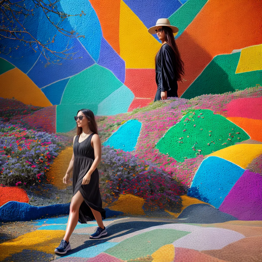 Fotos sonho mosaico caminhada cores