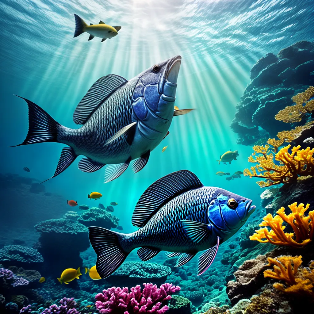 Fotos sonho mundo subaquatico peixe colorido