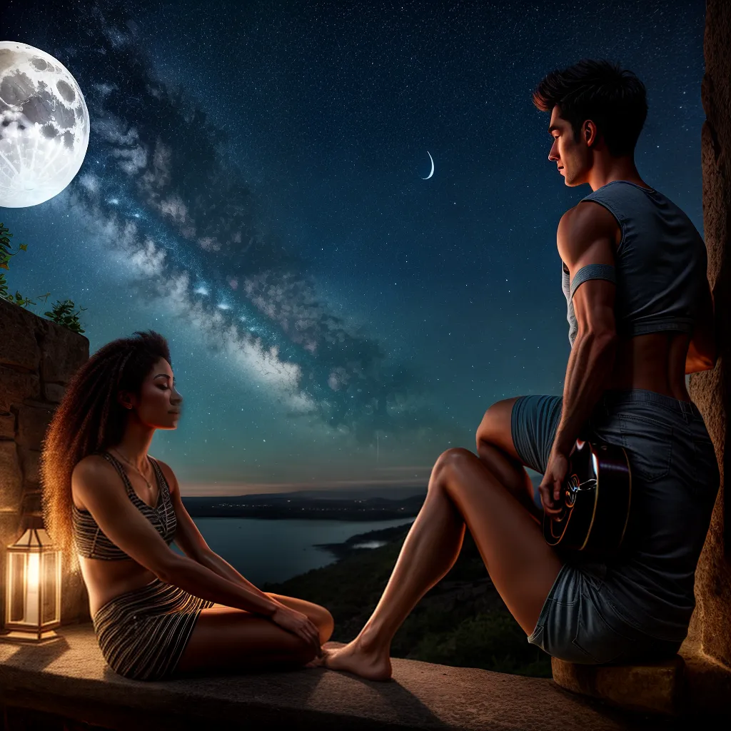 Serenata noturna: o que pode revelar um sonho com música? 4 Fotos sonho musica lua janela guitarra