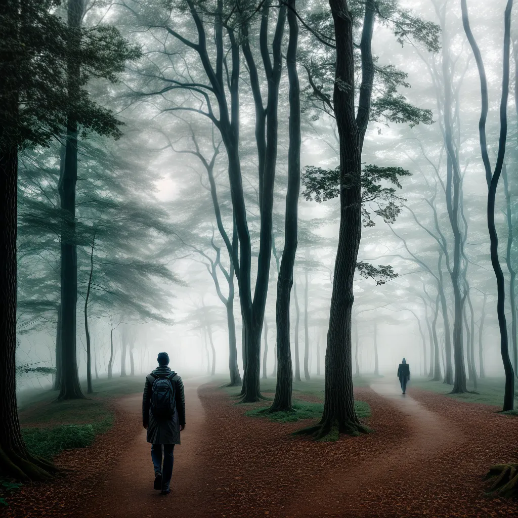 Névoa e Sonhos: Descubra o Significado de Sonhar com Neblina 4 Fotos sonho nevoeiro floresta caminhada 1