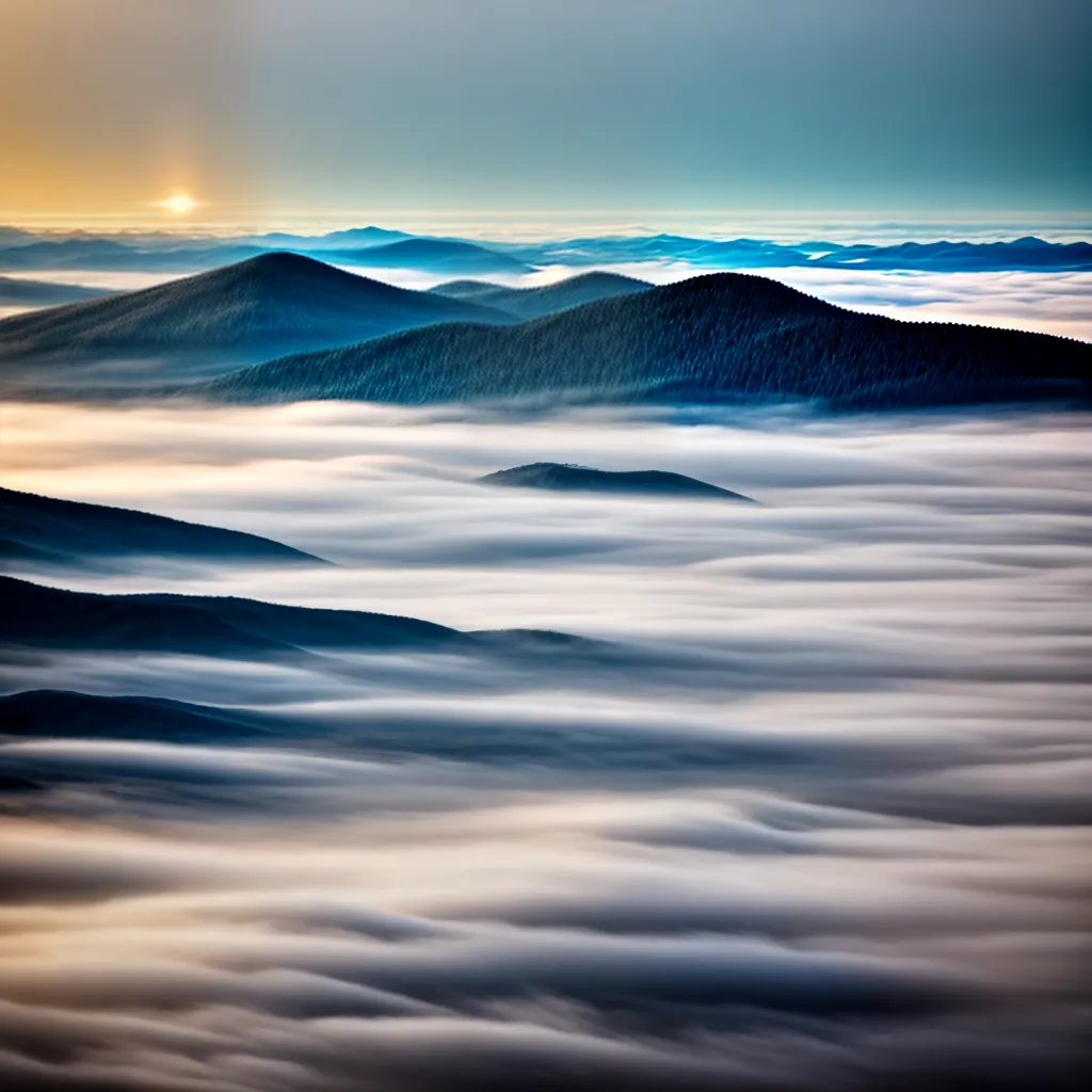 Fotos sonho nuvens montanha