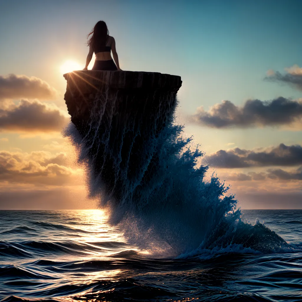 Reflexões Submersas: Decifrando o simbolismo de águas em sonhos 2 Fotos sonho oceano profundo misterio