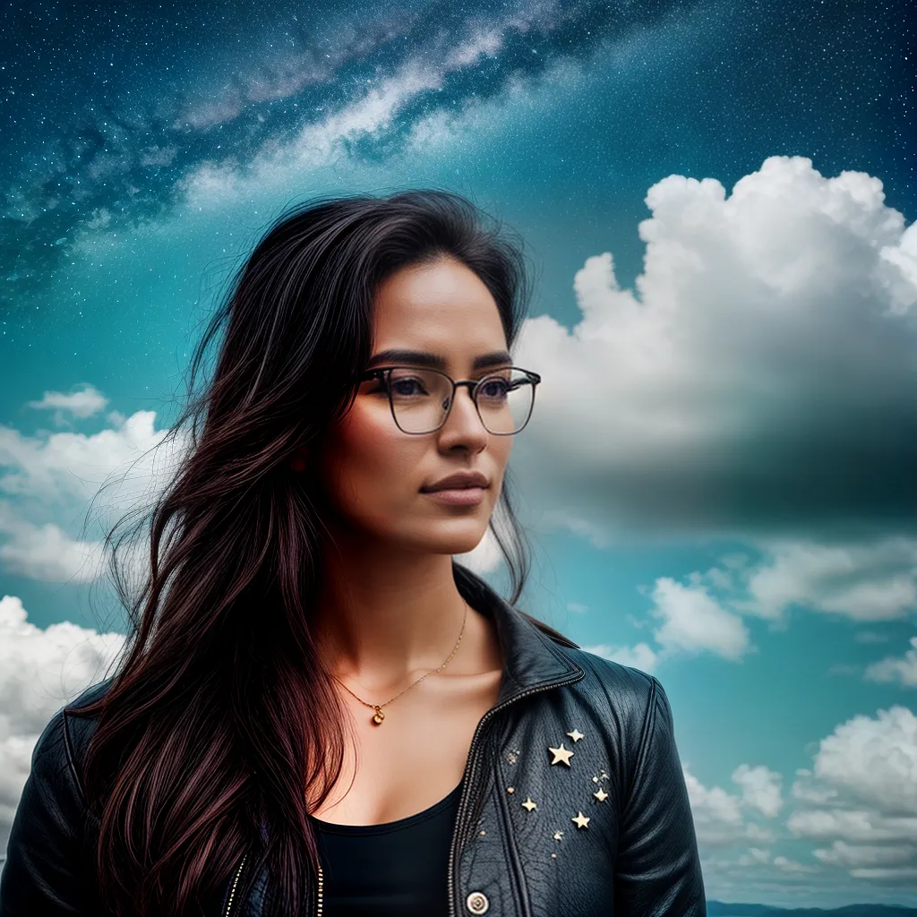 Fotos sonho oculos estrelas nuvens