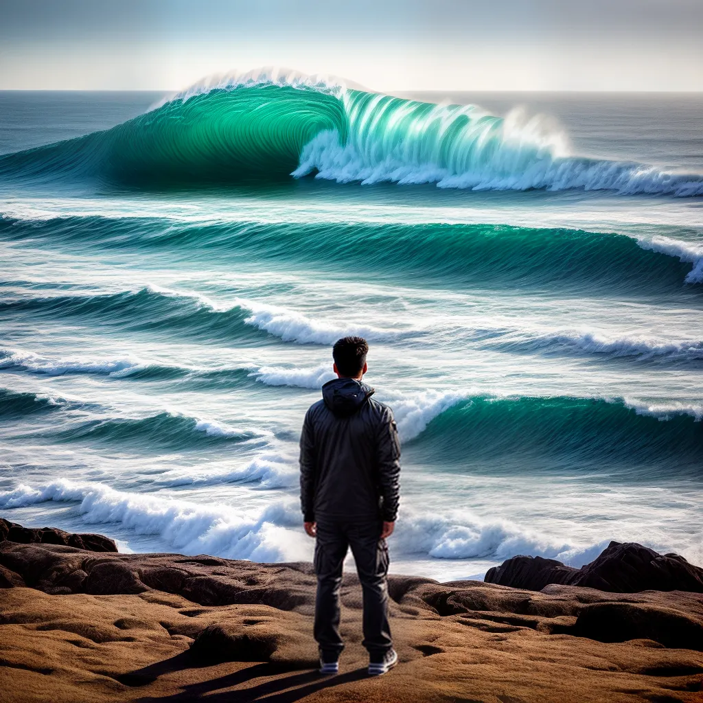 Sonhar com Ondas Grandes: Entendendo as Mensagens do Subconsciente 4 Fotos sonho ondas desafios praia