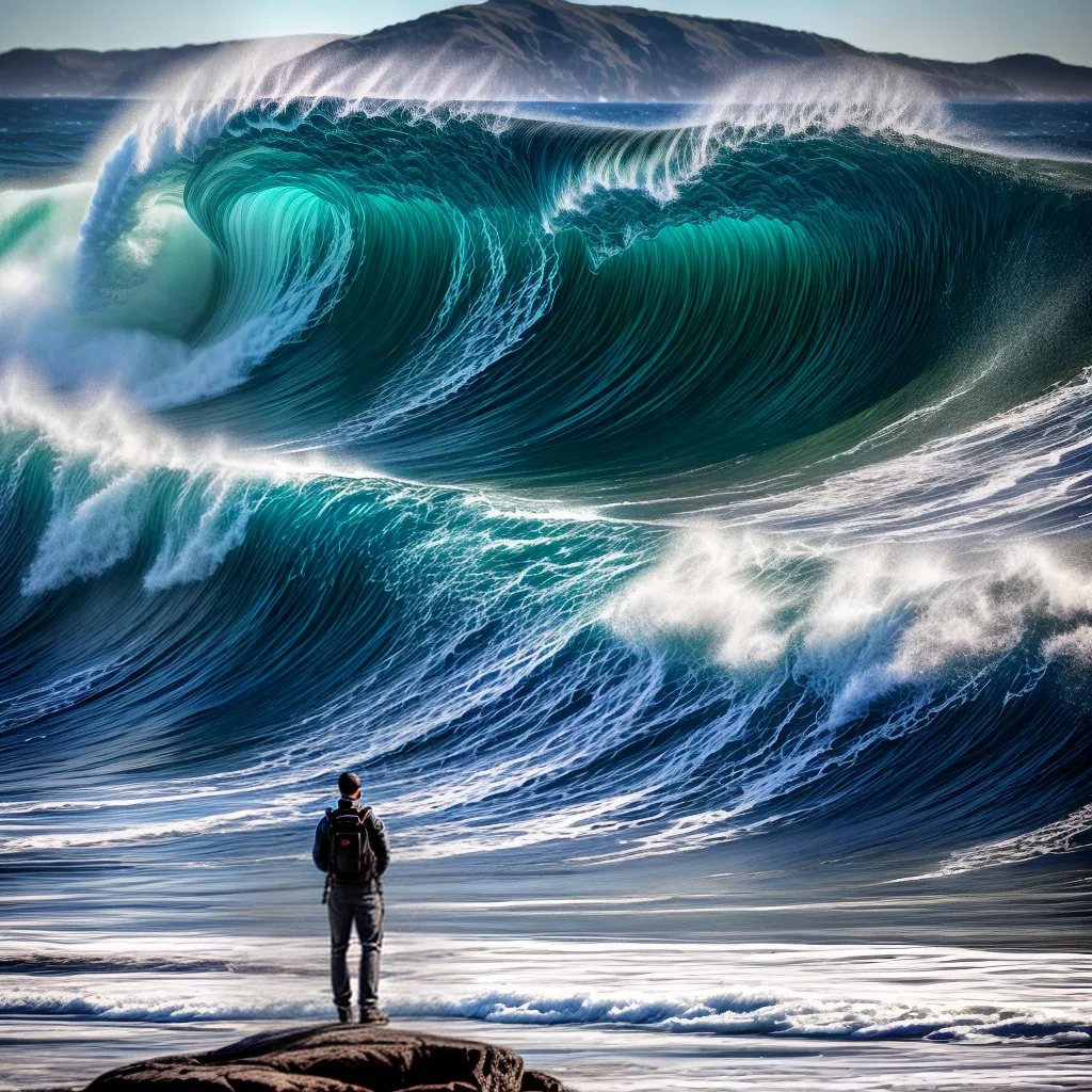 Fotos sonho ondas gigantes praia forte