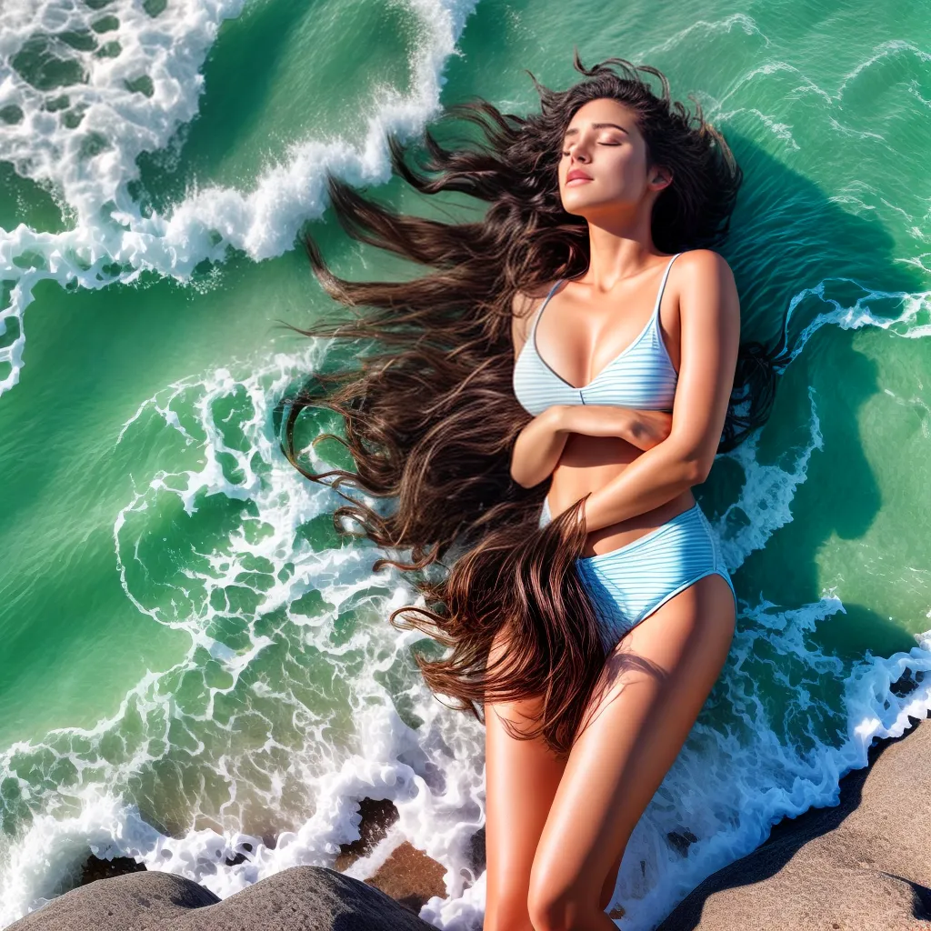 Cabelo Ondulado: Decifre o Significado de Sonhar com Ondas 4 Fotos sonho ondas mulher praia paz