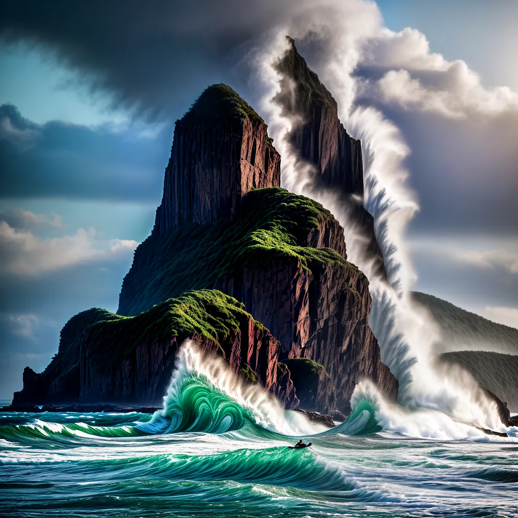 Qual o Significado de Sonhar com Ondas? 6 Fotos sonho ondas poderosas oceano rochas