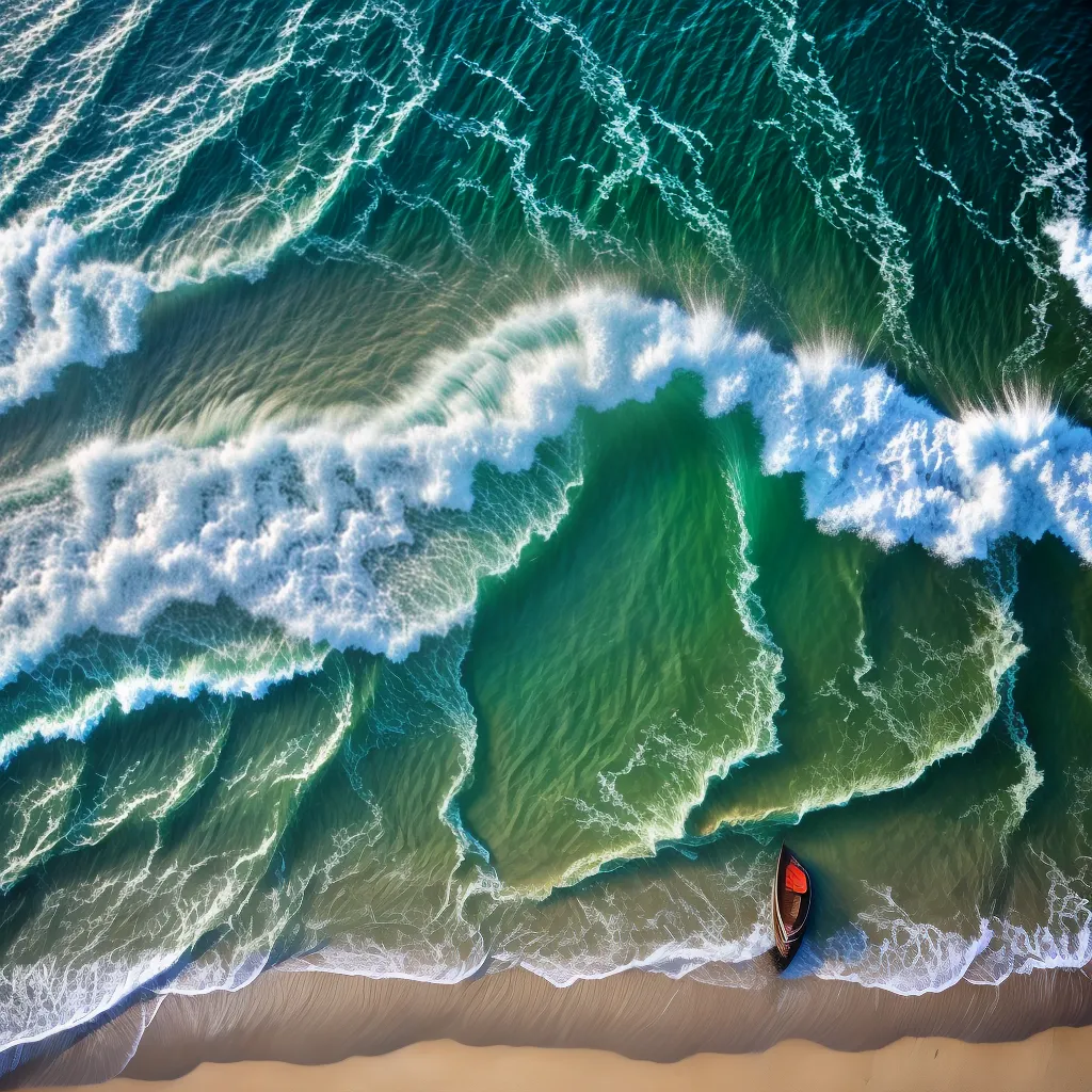 Fotos sonho ondas praia serena