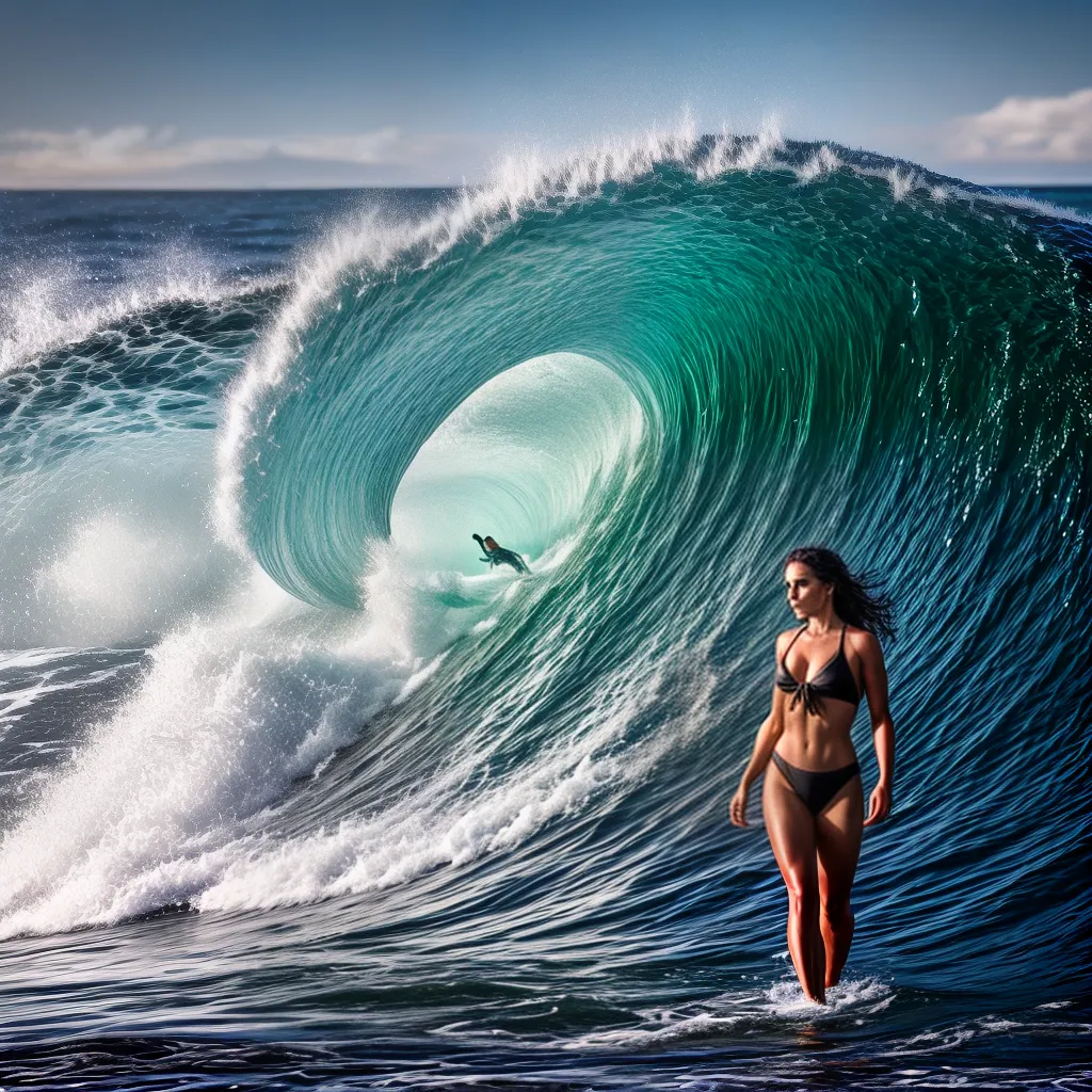 Fotos sonho ondas secretas praia