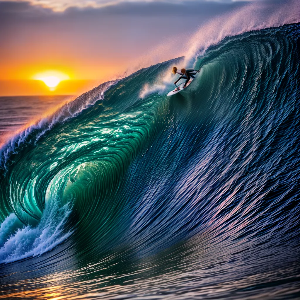 O Significado de Sonhar com Ondas Indomáveis 2 Fotos sonho ondas surf por do sol