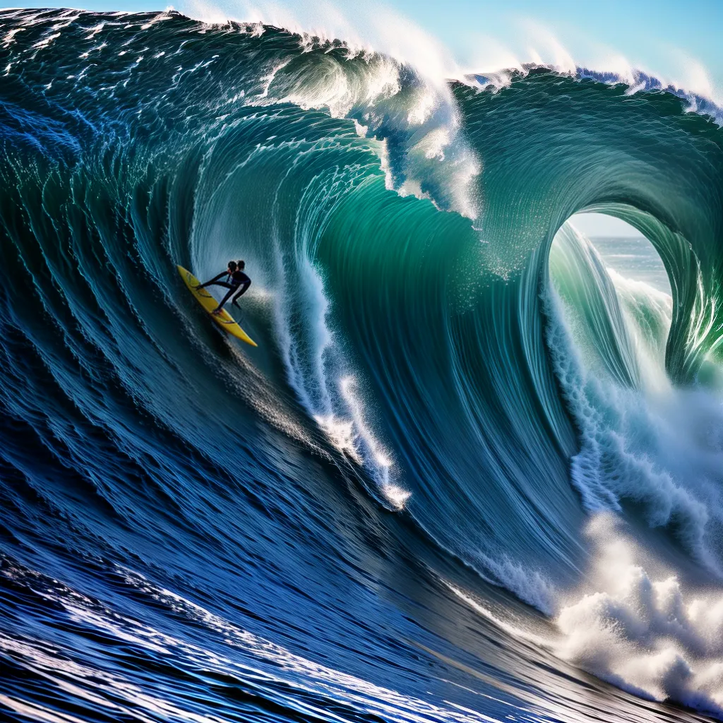 Fotos sonho ondas surfista desafio