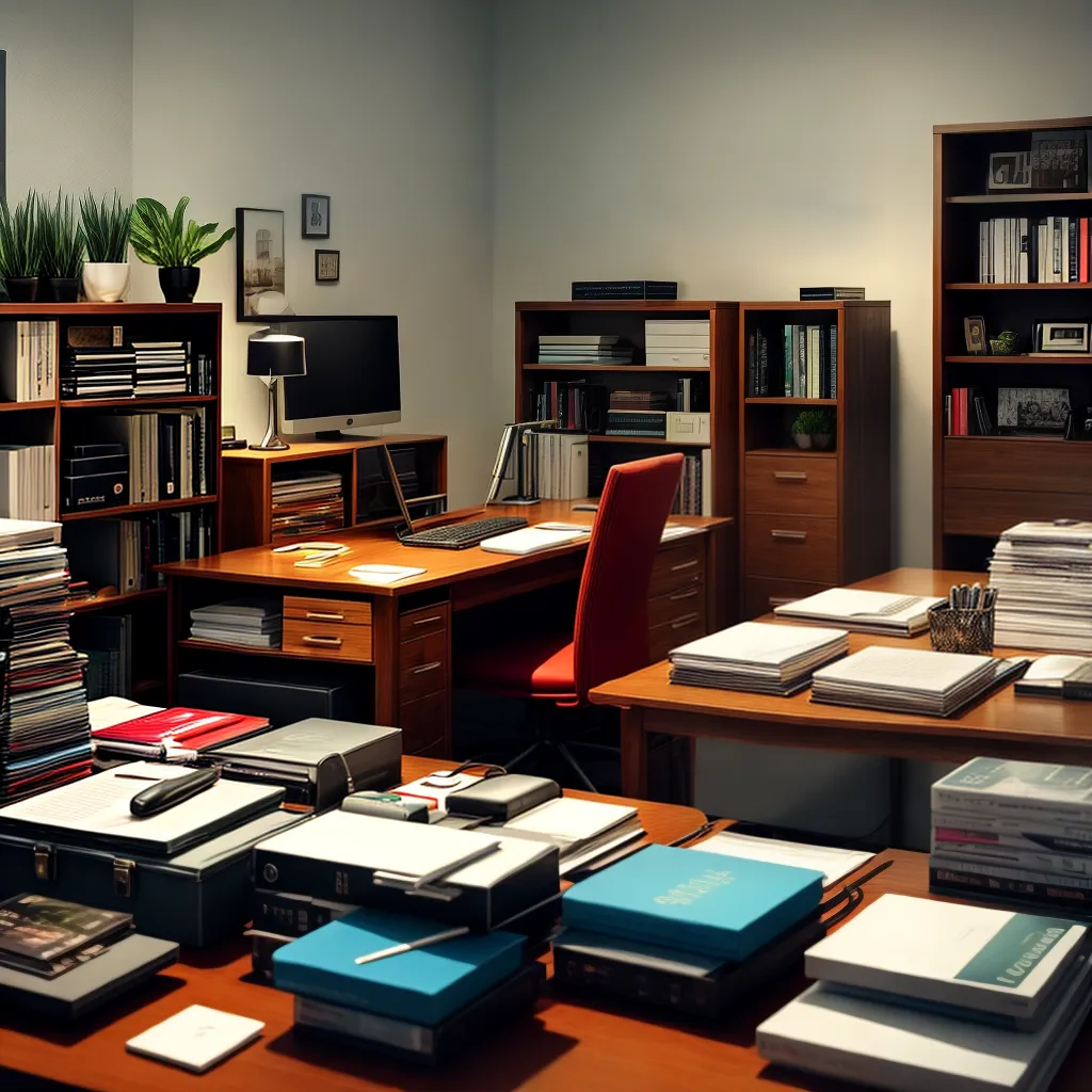 Fotos sonho organizador mesa baguncada