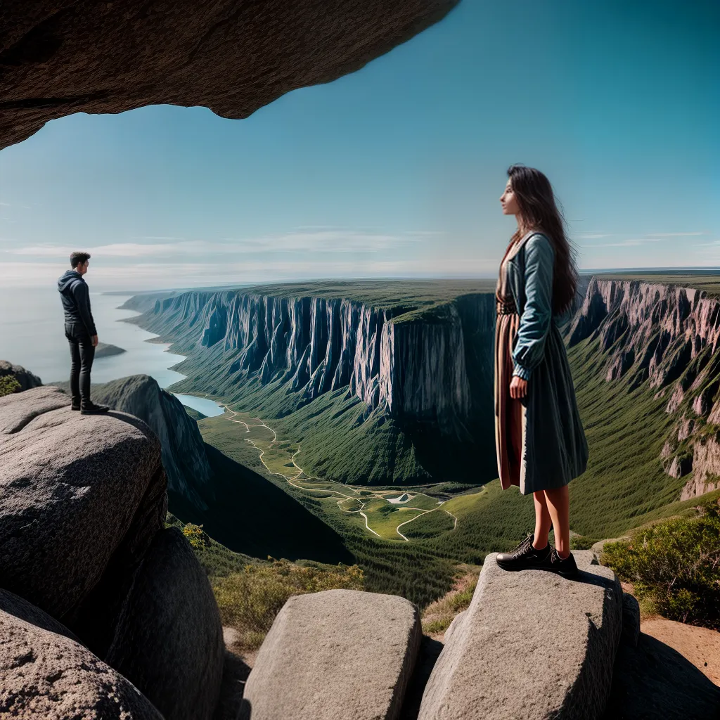 Fotos sonho paisagem abismo mistico