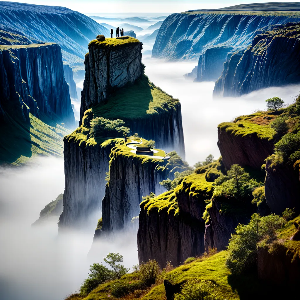 O Milagre dos Sonhos: Descubra seu Significado Profundo 6 Fotos sonho paisagem cliff abraco