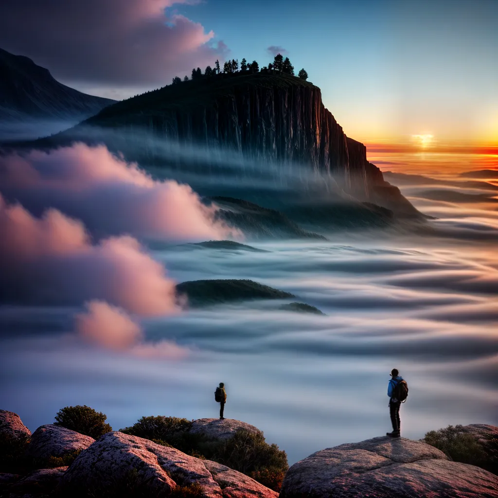 Fotos sonho paisagem livros nuvens