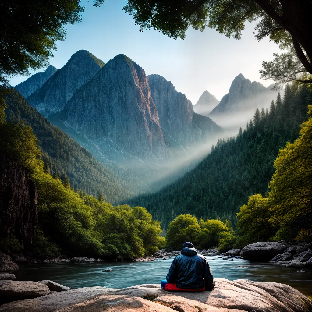 Fotos sonho paisagem montanhas rio